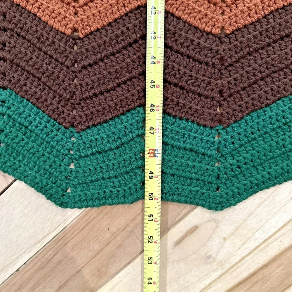 Vintage Crochet Afghan Blanket – 70